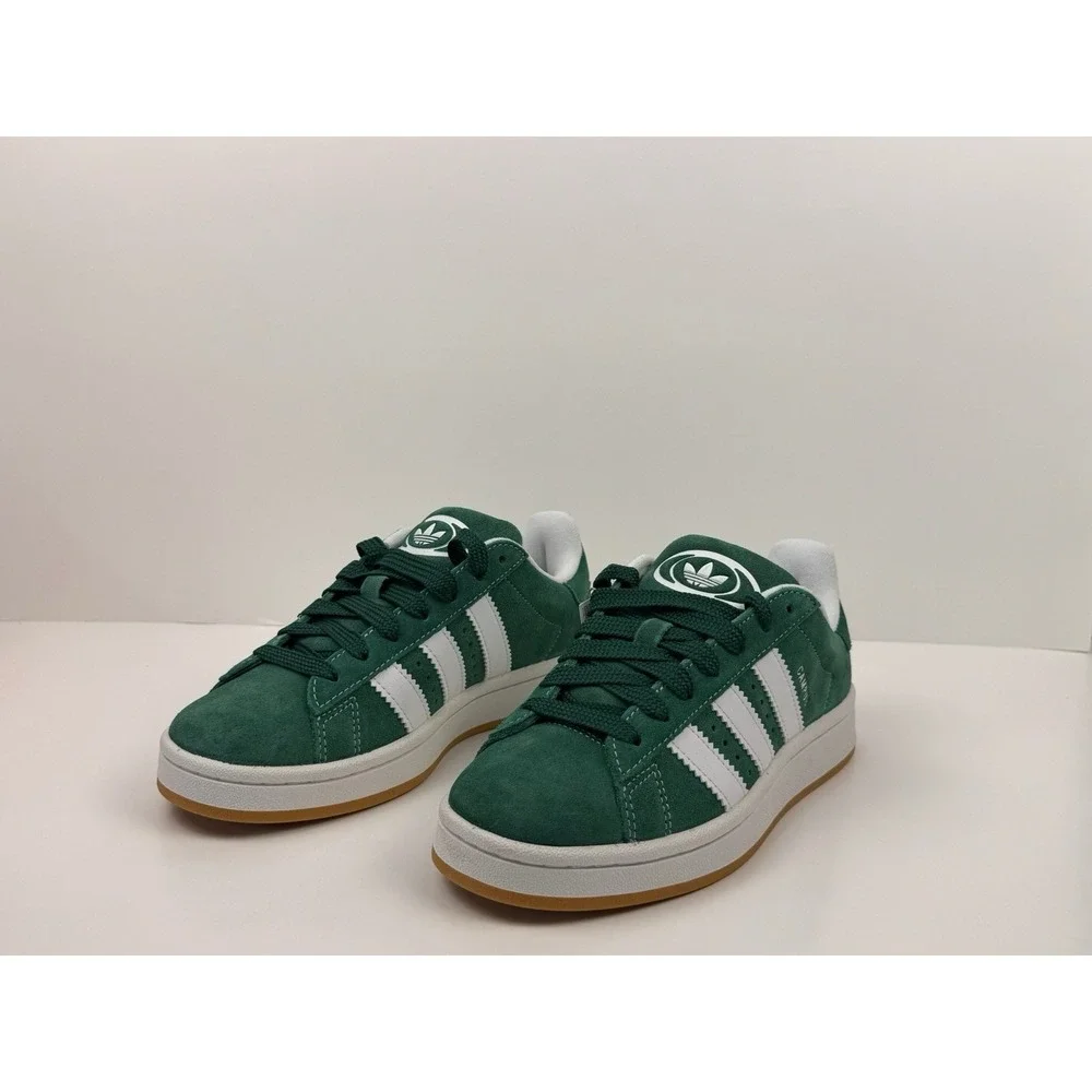 Adidas Campus 00s J Sneakers Size 5 Kids / 6.5 Women's Suede Green White IH7492